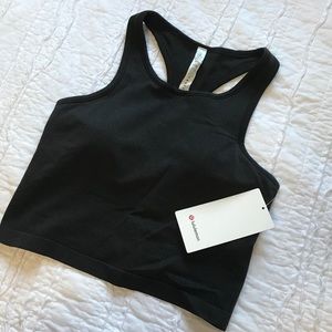 NWT ebb to street racer crop tank
